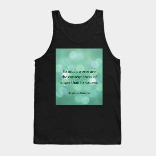 Marcus Aurelius: Conquer Anger, Find Inner Peace Tank Top